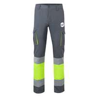 Pantalon personnalisable multipoches à haute visibilité en coton 240 gr/m² | VELILLA® - Dua - Pandacola