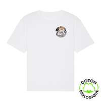 T-shirt unisexe ample personnalisable en coton biologique 180 gr/m² | STANLEY/STELLA® - Fuser White - Pandacola