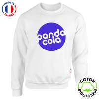 Pull col rond unisexe Made in France 100% coton biologique certifié | Les Filosophes® - Voltaire - Pandacola