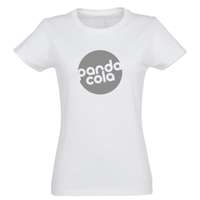 Tee-shirt personnalisable blanc femme coupe cintrée en coton semi-peigné 150 gr/m² - Regent - Pandacola
