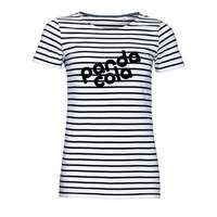 T-shirt publicitaire à rayures colorée en coton 150 gr/m² - Miles - Pandacola