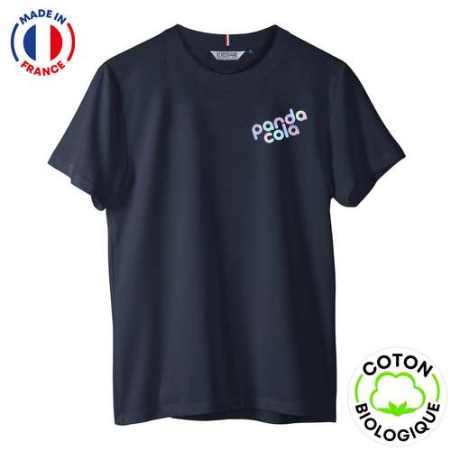 Tee-shirts - T-shirt unisexe personnalisable en coton biologique 240 gr/m² - Made in France | Le Vestiaire ® - Alphonse Couleurs - Pandacola