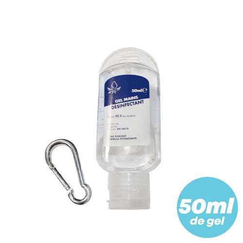 Gels hydroalcooliques - Flacon porte-clés 50ml - Gel hydroalcoolique - Pandacola