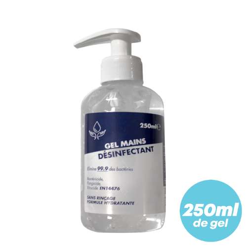Gels hydroalcooliques - Flacon poussoir 250ml - Gel hydroalcoolique - Pandacola