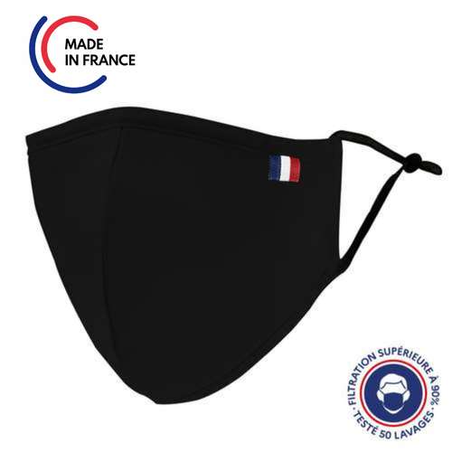 Masques de protection - UNS1 adulte 50 lavages - Masque grand public à filtration garantie supérieure à 99% - forme ninja | Paris - Pandacola