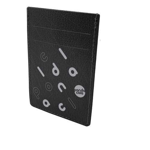 Porte-cartes (cartes de fidélité, transport, etc.. - Porte-cartes vertical en tissu enduit plastique personnalisable| Akashi® - Pandacola