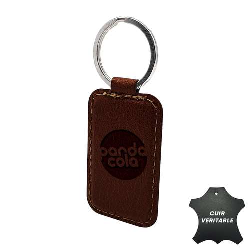 Porte-clés standards - Porte-clé en cuir véritable personnalisable | Akashi® - Pandacola