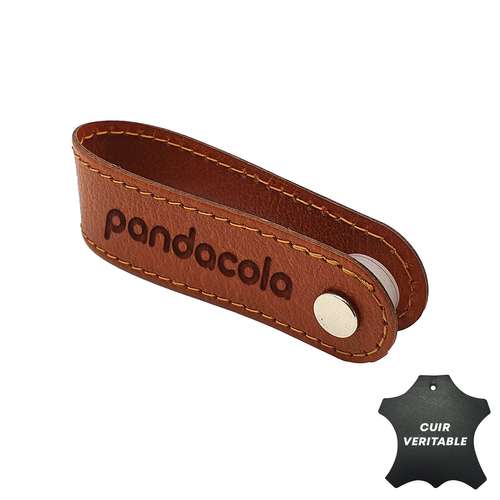 Porte-clés standards - Porte-clé vis en cuir véritable personnalisable| Akashi® - Pandacola
