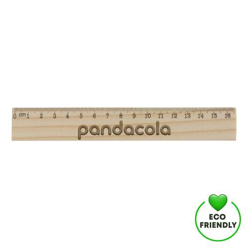 Règles/Cutch - Règle personnalisée 16 cm en bois de pin - Zurmai 16 - Pandacola