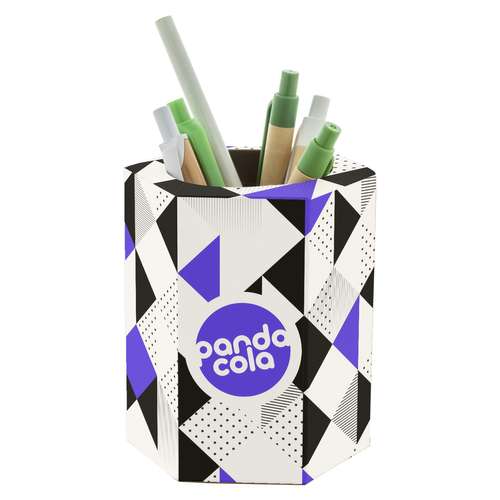 Pots à crayons - Pot à crayon personnalisable en papier kraft - Stocki - Pandacola