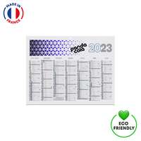 Calendrier de banque publicitaire rigide Made In France 27x20,8 - Calmini - Pandacola