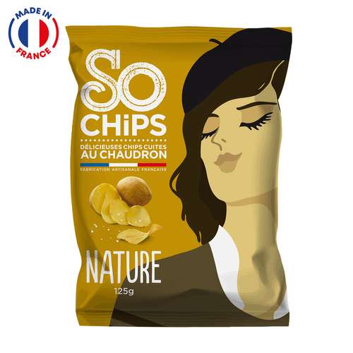 Chips - Sachet de chips 125g - Made in France | SO CHiPS ® - Pandacola