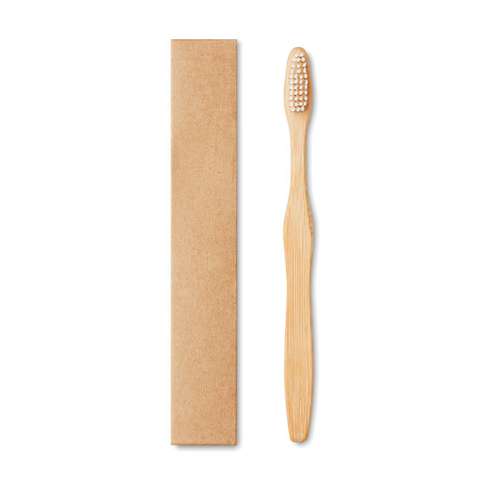 Brosses à dents - Brosse à dents personnalisée en bambou dans une boîte papier kraft - Denbrush - Pandacola