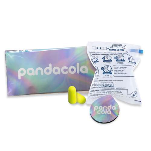 Préservatifs - Kit de prévention avec préservatif, éthylotest et bouchon - Takecare plus - Pandacola