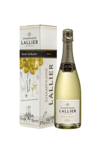 Bouteilles de champagne - Etui bouteille de champagne Lallier Grand Cru Blanc de Blancs - Pandacola