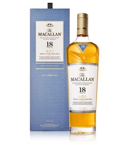 Bouteilles de spiritueux - Etui bouteille de whisky The Macallan 18 ans Triple Cask  - 70cl - Pandacola