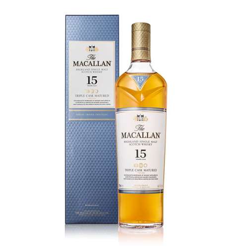 Bouteilles de spiritueux - Etui bouteille de whisky The Macallan 15 ans Triple Cask  - 70cl - Pandacola