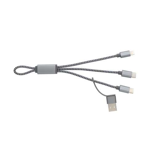 Câbles - Mini câble personnalisé en nylon tressé 4 en 1 de 20 cm - Forone - Pandacola