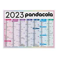 Calendrier bancaire cartonné 2023 personnalisable multi-tailles semestriel - 4 saisons - Pandacola