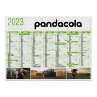 Calendrier bancaire 2023 personnalisable cartonné multi-taille thématique agriculture - Pandacola