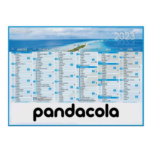 Calendrier bancaire - Calendrier bancaire 2023 personnalisable cartonné multi-taille thématique iles - Pandacola