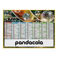 Calendrier bancaire 2023 personnalisable cartonné multi-taille thématique nature - Pandacola