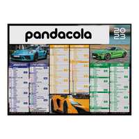 Calendrier bancaire 2023 personnalisable cartonné multi-taille thématique voitures - Pandacola