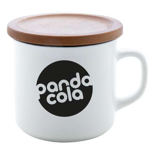 Mugs - Mug personnalisable blanc en porcelaine de haute qualité d'une capacité de 320 ml - Cybele - Pandacola