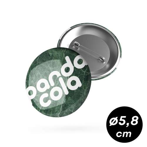 Badges - Badge personnalisé rond Ø5,8 cm - Paty - Pandacola