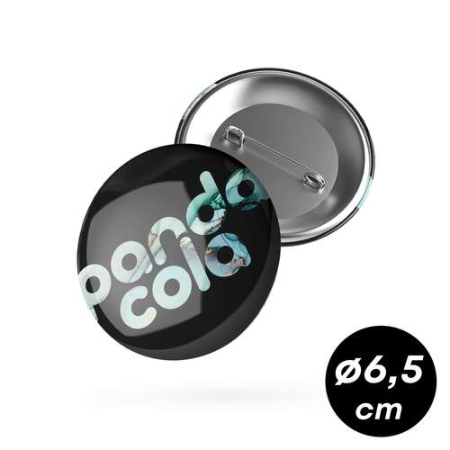 Badges - Badge personnalisé rond Ø6,5 cm - Paty - Pandacola