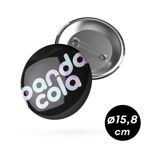 Badges - Badge personnalisé rond Ø15,8 cm - Paty - Pandacola