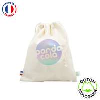 Pochon 150gr/m² personnalisable 100% coton BIO - Made in France - Nati Bio - Pandacola