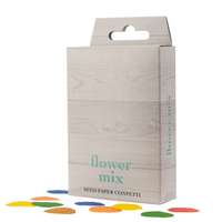Boite de confettis en papier à ensemencé à personnaliser - petites quantités - Pandacola