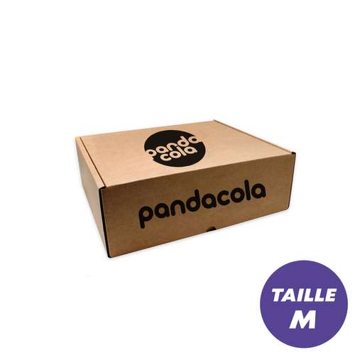 Boîtes cadeaux - Boîte cadeau personnalisable quadrichromie en carton de taille moyenne - Boxam M - Pandacola
