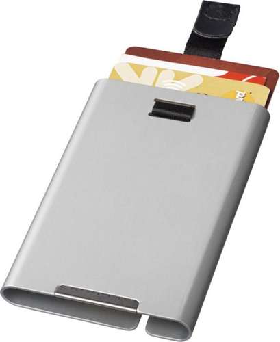 Porte-carte de crédit - Porte-cartes personnalisable anti-RFID en aluminium 9 emplacements - Pilot - Pandacola