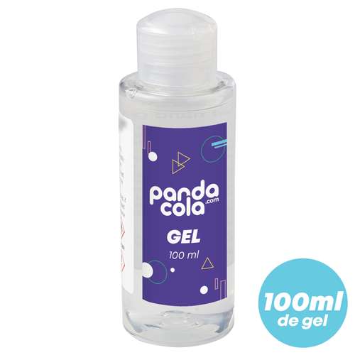 Gels hydroalcooliques - Gel hydroalcoolique personnalisé 100 ml contenant 70% d'alcool - Gala - Pandacola