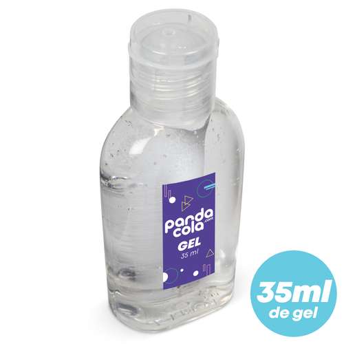 Gels hydroalcooliques - Gel hydroalcoolique personnalisable 35 ml contenant 70% d'alcool - Seva - Pandacola