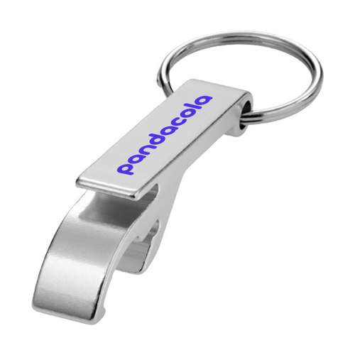 Porte-clés décapsuleurs - Porte-clés ouvre-bouteille publicitaire en métal - Tao - Pandacola