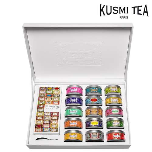 Thés - Coffret prestige composé de 15 thés | Kusmi Tea Collection - Pandacola
