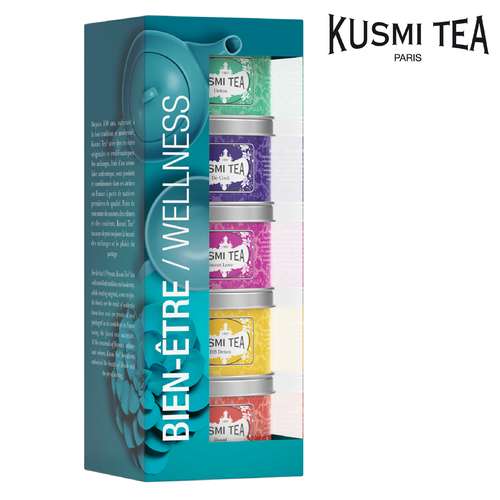 Thés - Coffret de 5 thés et infusions | Kusmi Tea Bien-être - Pandacola