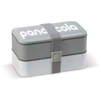 Lunch box personnalisable composée de plusieurs compartiments avec couverts - Bento - Pandacola