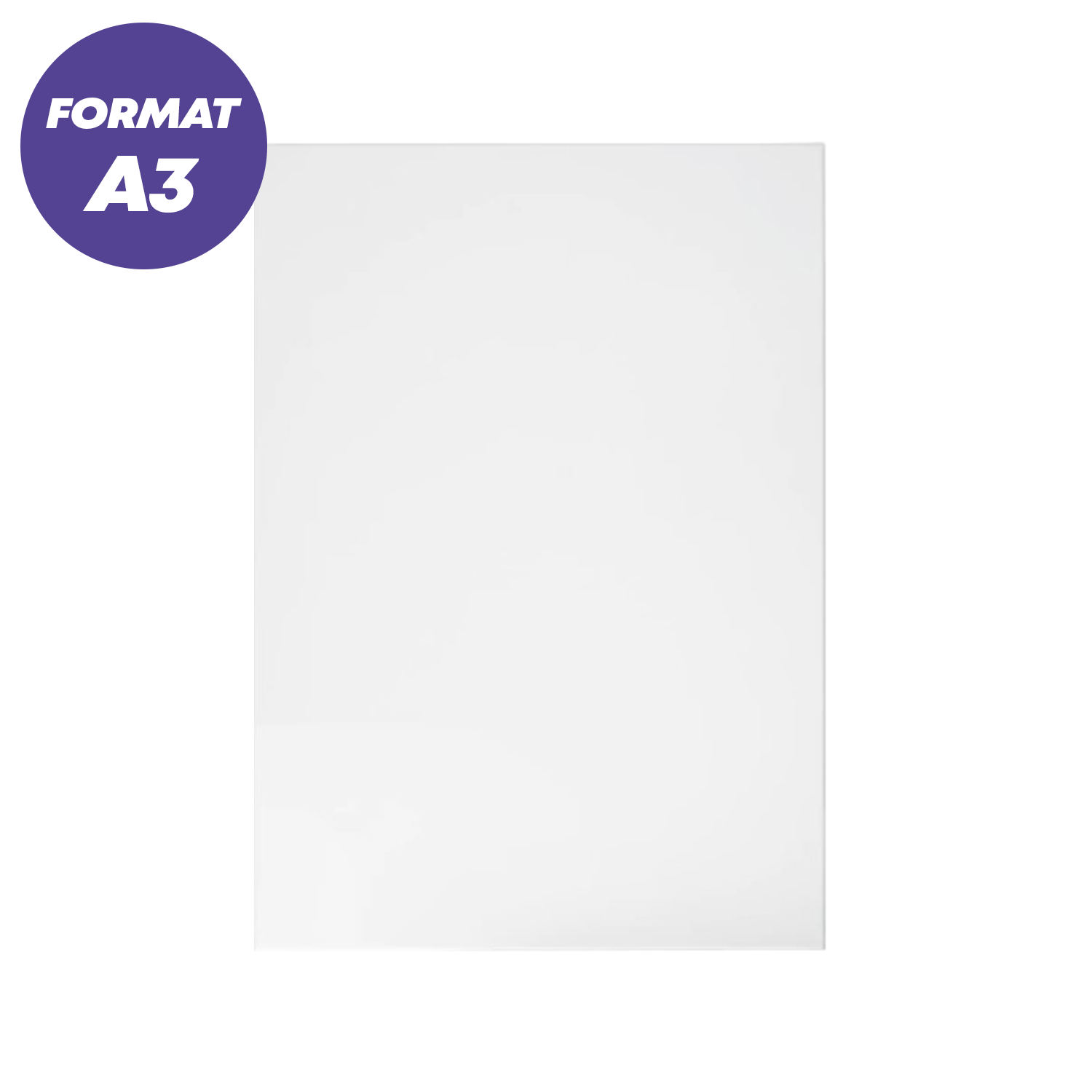 Tableau blanc magnétique mural A2 ou A3 personnalisable