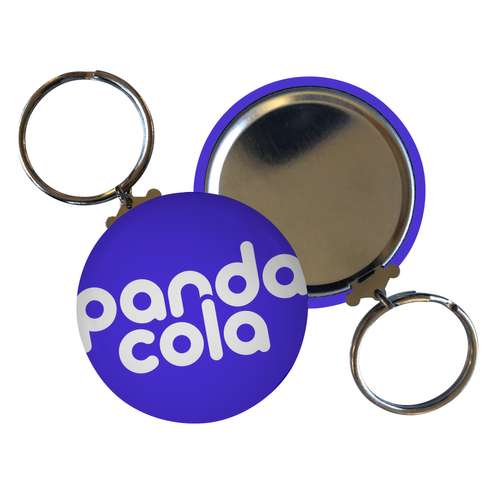 Porte-clés décapsuleurs - Badge porte-clés Mat Made in France publicitaire 100% personnalisable 38mm - Théodore - Pandacola