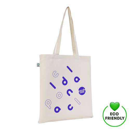 Sacs shopping - Tote bag faitrade en coton bio - 150 gr/m² - Andrea Fairtrade - Pandacola