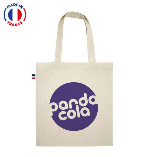 Sacs shopping - Tote bag personnalisé coton épais 240 gr/m² - Made in France - Pada - Pandacola