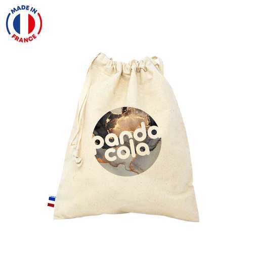Sacs pochon/pochettes - Pochon 150gr/m² personnalisable 100% coton - Made in France - Nati - Pandacola