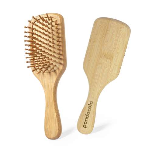 Brosses à cheveux - Brosse personnalisée en bambou - Arenge - Pandacola