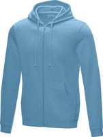 Sweat homme personnalisé à capuche avec zip et poches en coton bio 280 g/m² - Ruby - Pandacola