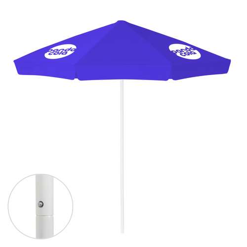 Parasols de terrasse - Parasol promotionnel octogonal ouverture par bouton et lambrequin pans plats - Canaries - Pandacola