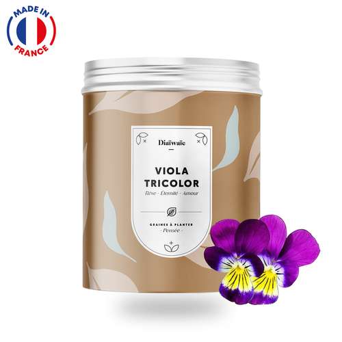 Graines - Kit de graines personnalisable Made in France - Viola Tricolor | Diaïwaïe - Pandacola
